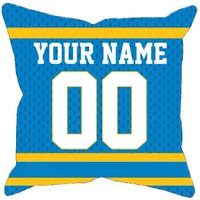 Personalisierter Los Angeles Football Jersey Style Kissenbezug, Einzigartiger Individueller Kissenbezug Geschenk Für Ultimative Nfl Fans, Wählen von MugShotsHub