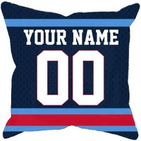 Personalisierter Tennessee Football Jersey Style Kissenbezug, Einzigartiger Individueller Kissenbezug Geschenk Für Ultimative Nfl Fans, Wählen Sie von MugShotsHub