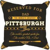 Pittsburgh Personalisierte Baseball Kissenhülle, Einzigartiges Individuelles Geschenk Für Mlb Fans, Weltweit Größter Fan Kissenbezug von MugShotsHub