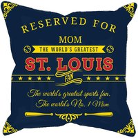 st. Louis Personalisierte Baseball Kissenhülle, Einzigartiges Individuelles Geschenk Für Mlb Fans, Weltweit Größter Fan Kissenbezug von MugShotsHub