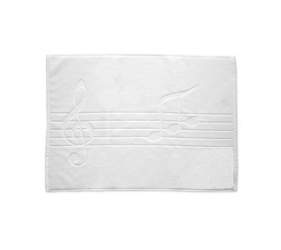 mugesh Handtuch Badvorleger mit Struktur, für Musiker von mugesh