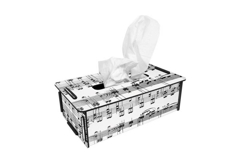 mugesh Papiertuchbox Taschentuchspender Notenzeilen, für Musiker von mugesh