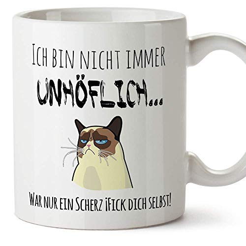 MUGFFINS Tasse/Becher Katze (Kater) - Lustige und Originelle Geschenke von Mugffins