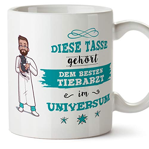 MUGFFINS Tasse/Becher Tierarzt (Beste im Universum) - Lustige und Originelle Tierheilkunde Geschenke von Mugffins