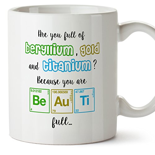 Mugffins Chemiebecher (auf Englisch) - Are You Made of Beryllium, Gold and Titanium? von Mugffins