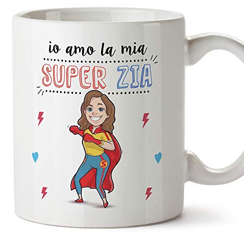 Mugffins Tasse Super Tante Italienisch von Mugffins