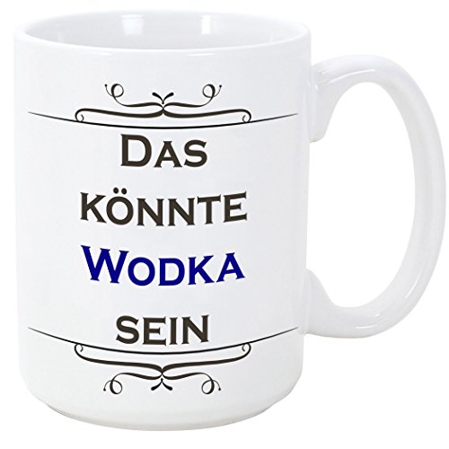 Wodka Tasse/Becher/Mug - Das könnte Wodka Sein - Keramik 350 ML - Schöne und lustige Kaffeetassen mit Sprüchen, zu verschenken von Mugffins