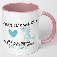 Oma Geschenk Grandmasaurus Becher Tasse Tassen Weihnachten Geburtstag Tee Kaffeetassen Geschenke von MuggedOffEngland