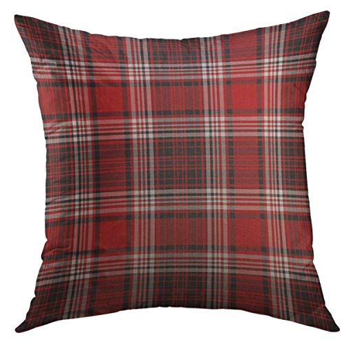 Mugod Dekorativer Überwurf-Kissenbezug Create Monogramm Schwarz weiß Streifen Ihr Kissenbezug für Home Couch Decor 18x18 inch Muster 04 von Mugod