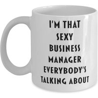 Business Manager Kaffeebecher, Lustige Tasse, Geschenk Für Manager von MugpireLLC