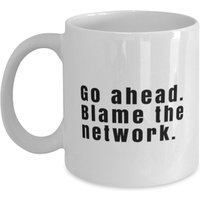 Netztechniker Kaffeetasse, Lustiges Geschenk Für Netztechniker von MugpireLLC