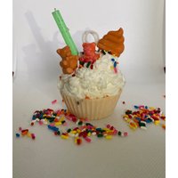 Sojawachs Gummibärchen & Eis-Cupcake Kerze von MugsnWax