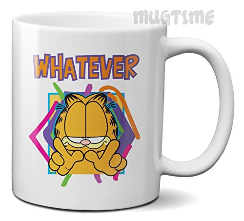 Garfield – Whatever – Lustige süße Kaffee- und Teetasse – Keramik – 320 ml von Mugtime