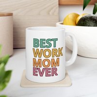 Beste Arbeit Mutter Aller Zeiten, Becher, Freund Geschenk, Lustige Mitarbeiter Wertschätzung Geschenke, Bestie Geschenk von MugtopiaDelights