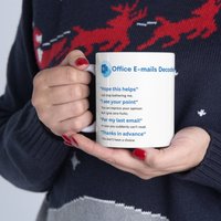 Firmen-E-Mail Entschlüsselt, Lingo-Becher, Kollegen-Geschenke, Lustige Becher, Freund-Geschenke, Begleiter-Geschenk, Überraschungsgeschenk von MugtopiaDelights