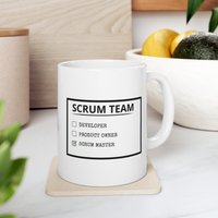 Scrum Master Becher, Master, Team, Agile Kaffeebecher, Arbeitsgeschenk Für Kollegen von MugtopiaDelights