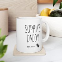 Vatertagsgeschenk, Neues Papa-Geschenk, Benutzerdefiniertes Benutzerdefinierter Papa-Kaffeebecher, Geschenk Für Papa, Personalisiertes Papa-Becher von MugtopiaDelights