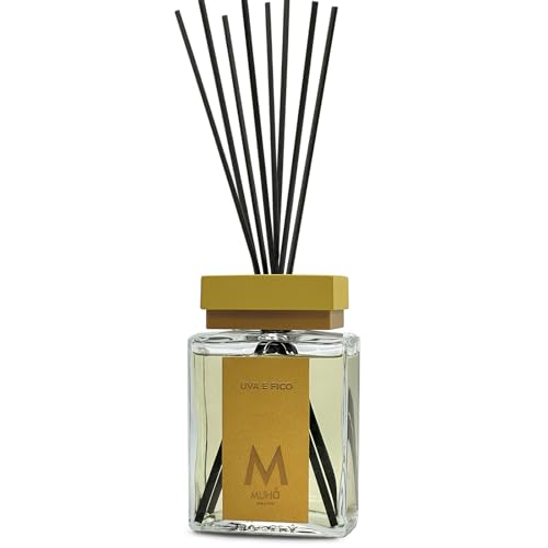 MUHA' | Raumduft Perfume Diffuser, Duft Trauben und Feige, Raumduft mit Stäbchen, Format 500 ml von Muhà