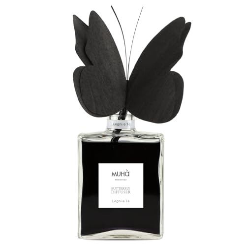Muha' Butterfly Schmetterling Diffusor Made in Italy Birke 180 ml (Holz und Tee) von Muhà