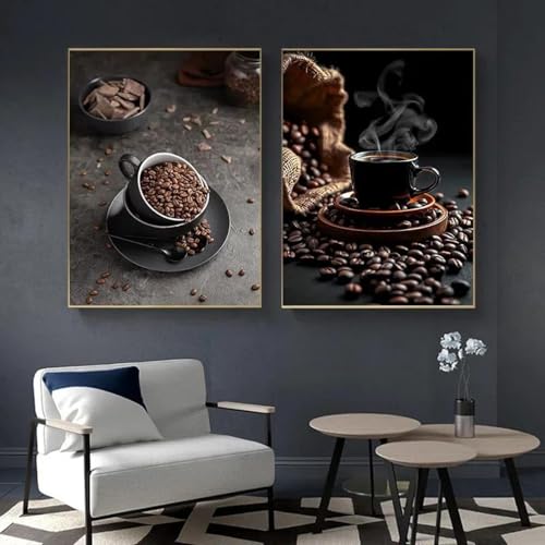 2 Americano Latte Cappuccino Espresso Enthusiasten Poster Kaffeebohnen Druck Wand Kunst Bilder Leinwand Malerei Zimmer Home Decor 21x30cmx2 ohne Rahmen 2 Americano Latte Cappuccino Espresso Enthusiasten Poster Kaffeebohnen Druck Wand Kunst Bilder Leinwand Malerei Zimmer Home Decor 21x30cmx2 ohne Rahmen von Muholin