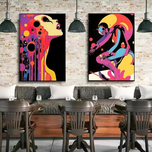 2 Illustration Stil Stil Poster Kunst Wand Hause Wohnzimmer Schlafzimmer Bar Ästhetische Dekoration Wand Dekor Poster 30x40cmx2 ohne Rahmen 2 Illustration Stil Stil Poster Kunst Wand Hause Wohnzimmer Schlafzimmer Bar Ästhetische Dekoration Wand Dekor Poster 30x40cmx2 ohne Rahmen von Muholin