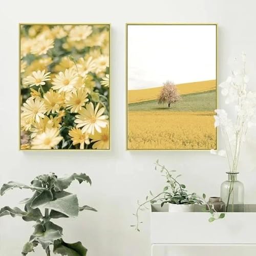 2 Natur Blumenlandschaft Poster Wandkunst und Druck Wandkunst Leinwand Malerei für Wohnzimmer Dekor Kunst Poster 21x30cmx2 ohne Rahmen 2 Natur Blumenlandschaft Poster Wandkunst und Druck Wandkunst Leinwand Malerei für Wohnzimmer Dekor Kunst Poster 21x30cmx2 ohne Rahmen von Muholin