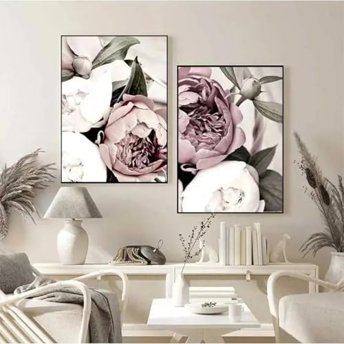 2 Nordic Botanical Print Leinwand Malerei Rosa Weiß Blume Blatt Pflanze Poster Wand Kunst Dekoration Bild Home Decor Wand Poster 21x30cmx2 ohne Rahmen 2 Nordic Botanical Print Leinwand Malerei Rosa Weiß Blume Blatt Pflanze Poster Wand Kunst Dekoration Bild Home Decor Wand Poster 21x30cmx2 ohne Rahmen von Muholin