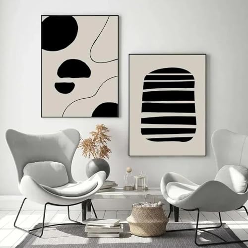 2 minimalistische abstrakte Linie Kunst Leinwand Malerei Beige Schwarz Poster und Druck Wand Bilder Druck für Wohnzimmer Wohnkultur 30x40cmx2 ohne Rahmen 2 minimalistische abstrakte Linie Kunst Leinwand Malerei Beige Schwarz Poster und Druck Wand Bilder Druck für Wohnzimmer Wohnkultur 30x40cmx2 ohne Rahmen von Muholin