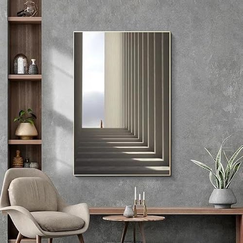 Abstrakte Linie Bilder Schwarz Und Weiß Nordic Stil Poster Und Drucke Leinwand Malerei Wand Kunst Für Wohnzimmer Hause Dekoration 60x90cm ohne Rahmen von Muholin