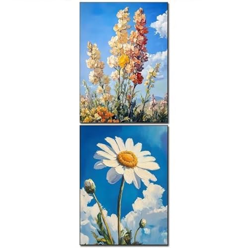 Blumenserie Wandkunst Poster Haus Heimtextilien Heimdekoration Leinwand Kunst Dekoration Leinwanddruck 40x60cmx2 ohne Rahmen Blumenserie Wandkunst Poster Haus Heimtextilien Heimdekoration Leinwand Kunst Dekoration Leinwanddruck 40x60cmx2 ohne Rahmen von Muholin