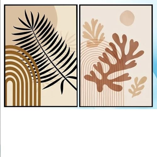 Home Wohnzimmer Schlafzimmer Bar Dekoration Abstrakte Korallen Linien Poster Kunst Leinwand Wanddekoration 21x30cmx2 ohne Rahmen Home Wohnzimmer Schlafzimmer Bar Dekoration Abstrakte Korallen Linien Poster Kunst Leinwand Wanddekoration 21x30cmx2 ohne Rahmen von Muholin