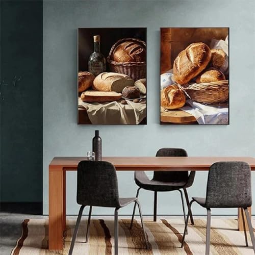 Muholin 2 Küche Lebensmittel Vintage Bäckerei Kaffee Brot Hafer Wandkunst Poster Bild Küche Café Restaurant Home Decor Leinwand Malerei 40x60cmx2 ohne Rahmen Muholin 2 Küche Lebensmittel Vintage Bäckerei Kaffee Brot Hafer Wandkunst Poster Bild Küche Café Restaurant Home Decor Leinwand Malerei 40x60cmx2 ohne Rahmen von Muholin