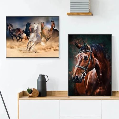 Muholin 2 Tiere Wandkunst Bilder Pferd Aquarell Malerei Leinwand Poster für Wohnzimmer Schlafzimmer Spielzimmer Wohnkultur 30x40cmx2 ohne Rahmen Muholin 2 Tiere Wandkunst Bilder Pferd Aquarell Malerei Leinwand Poster für Wohnzimmer Schlafzimmer Spielzimmer Wohnkultur 30x40cmx2 ohne Rahmen von Muholin