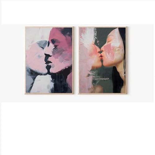 Muholin 2 schöne lesbische Liebe Kuss Romantik Wandkunst Bild Zimmer Home Dekoration Leinwand Malerei Wandkunst Raumdekor 21x30cmx2 ohne Rahmen Muholin 2 schöne lesbische Liebe Kuss Romantik Wandkunst Bild Zimmer Home Dekoration Leinwand Malerei Wandkunst Raumdekor 21x30cmx2 ohne Rahmen von Muholin