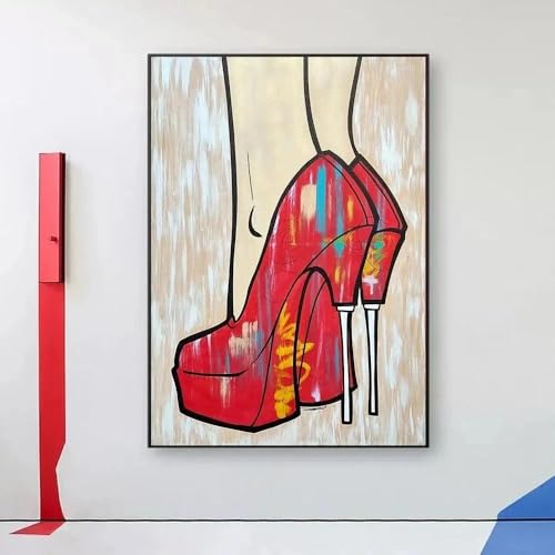 Sexy Butt Girl Bondage Kunst Schöne Frau Graffiti Poster Leinwand Malerei Wohnzimmer Wand Dekor 60x90cm ohne Rahmen von Muholin