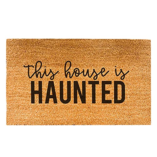 Muium(TM) Halloween Fußmatte 60x40 cm,Kürbis Geist Fußmatten Waschbar Fußabtreter Pflegeleichte Fussmatte Schmutzfänger rutschfest optimale Eingangstürmatte für die Haustür Außen&Innen (C) von Muium(TM)