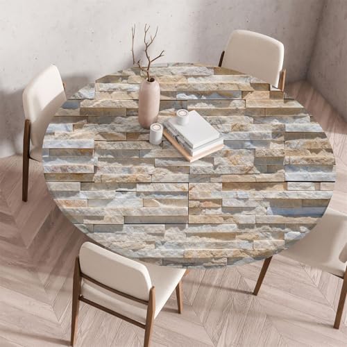 Muiuou Tischdecke Rund, Drucken Rund Tischdecken Wasserdicht Antifouling Abwaschbar Elastisch Küchentisch Tischtuch Outdoor Gartentisch Geeignet für Dekoration Muiuou Tischdecke Rund, Drucken Rund Tischdecken Wasserdicht Antifouling Abwaschbar Elastisch Küchentisch Tischtuch Outdoor Gartentisch Geeignet für Dekoration von Muiuou