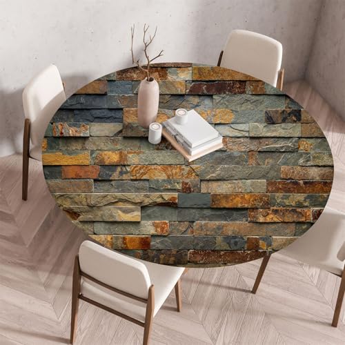 Muiuou Tischdecke Rund, Drucken Rund Tischdecken Wasserdicht Antifouling Abwaschbar Elastisch Küchentisch Tischtuch Outdoor Gartentisch Geeignet für Dekoration Muiuou Tischdecke Rund, Drucken Rund Tischdecken Wasserdicht Antifouling Abwaschbar Elastisch Küchentisch Tischtuch Outdoor Gartentisch Geeignet für Dekoration von Muiuou