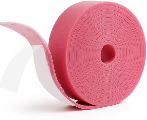 Randdämmstreifen Selbstklebend ,Randdämmstreifen,Edge Insulation Strip für Estrich, Dämmband ,für Fußbodenheizung, Schallschutz und Wärmedämmung,50 mm x 5 mm x 10 m von Mujiluxe
