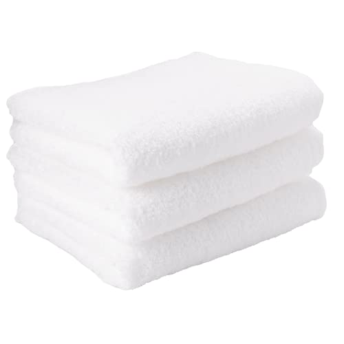 Muko Handtuch Plus, mitteldick, Senshu Handtuch, hergestellt in Japan, 100 % Baumwolle, gleiche Farbe, (Handtücher, gebrochenes Weiß) von MukoTowel