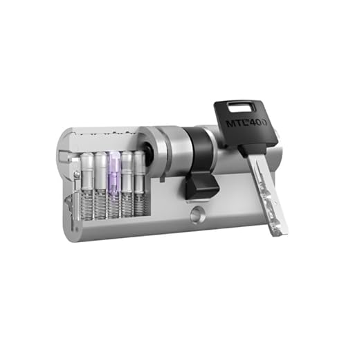 CLASSIC PRO Mul-T-Lock 2-fach Zylinder - Messing vernickelt - Hochsicher - Länge 31x31 von Mul-T-Lock