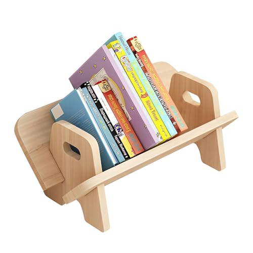 Mulaibdin Bücherregal Klein für Tisch, Bücherregal Kinder Holz, Book Shelf Stand Small, Bücher Regal mit Griff, Schreibtisch Regal für Bücher, Mini Bücher Organizer für Büro,Kinderzimmer,Wohnzimmer Mulaibdin Bücherregal Klein für Tisch, Bücherregal Kinder Holz, Book Shelf Stand Small, Bücher Regal mit Griff, Schreibtisch Regal für Bücher, Mini Bücher Organizer für Büro,Kinderzimmer,Wohnzimmer von Mulaibdin