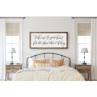 Schlafzimmer Schild | Schließ Mich Zu Deinem Herzen Dekor Wanddekor Wandkunst Holzschild Gerahmt von MulberryMarketDesign