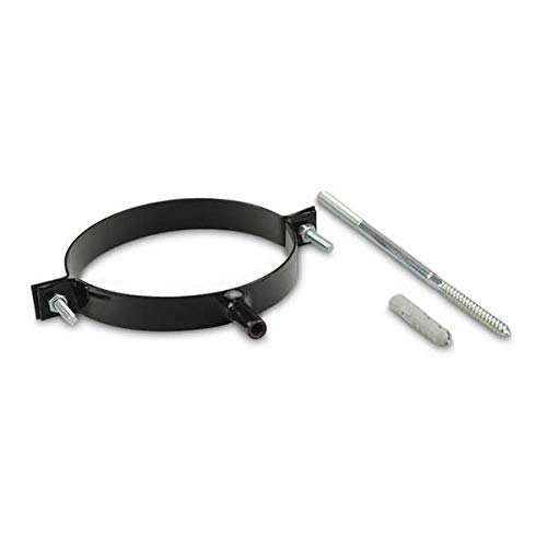 MULDENTHALER Rohrschelle, schwarz, ø 80 mm (Gewindestift) von Muldenthaler Emaillierwerk GmbH