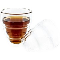 Gläser-Set Dopplewandglas Hitzebeständig für Säfte, Tee, Kaffee - 250 ml von Mulex