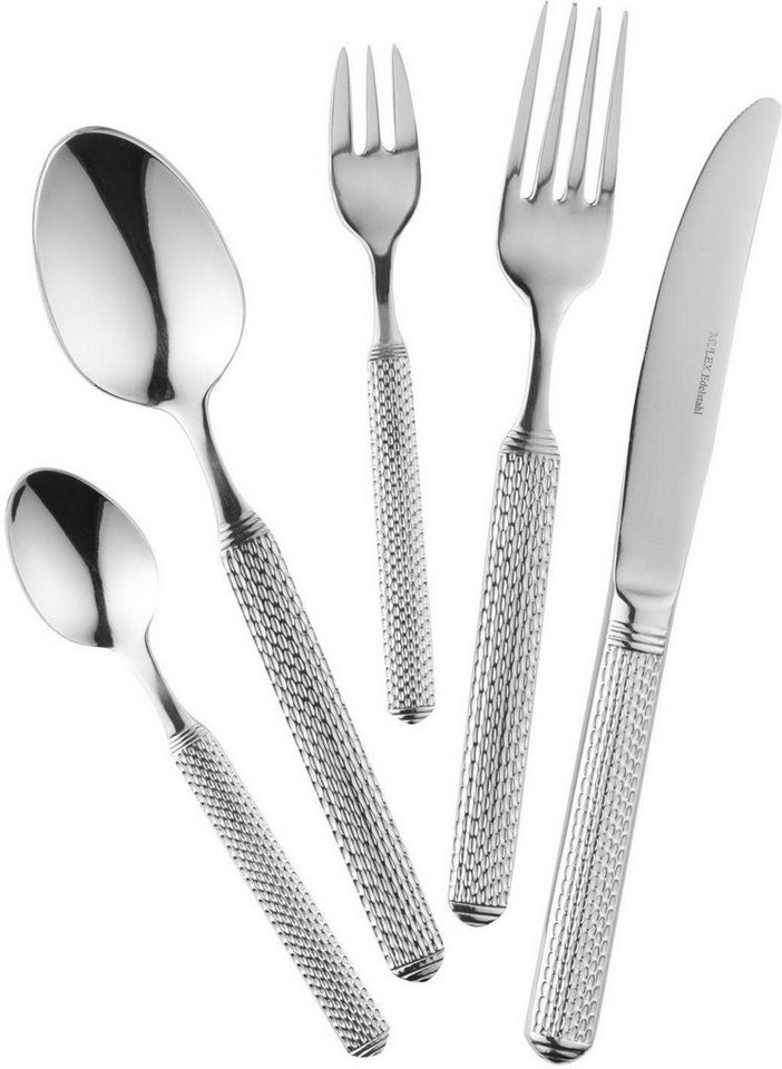 Mulex Besteck-Set Ohio (30-tlg), 6 Personen, Edelstahl 18/0 von Mulex