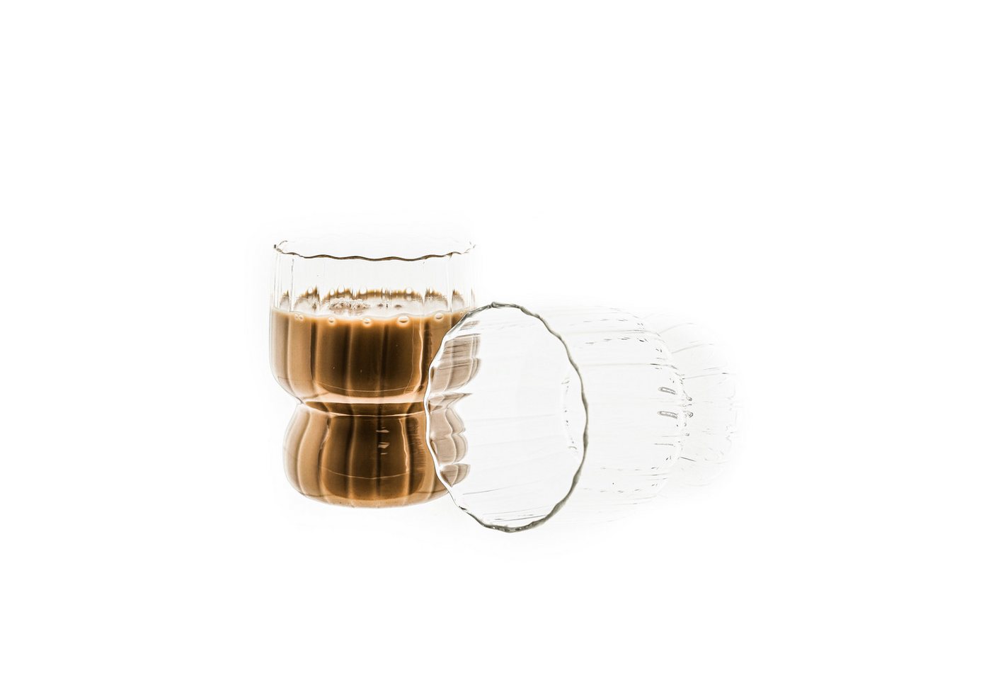 Mulex Espressoglas Trinkgläser Set 300 ml Espressogläser Hitzebeständig von Mulex