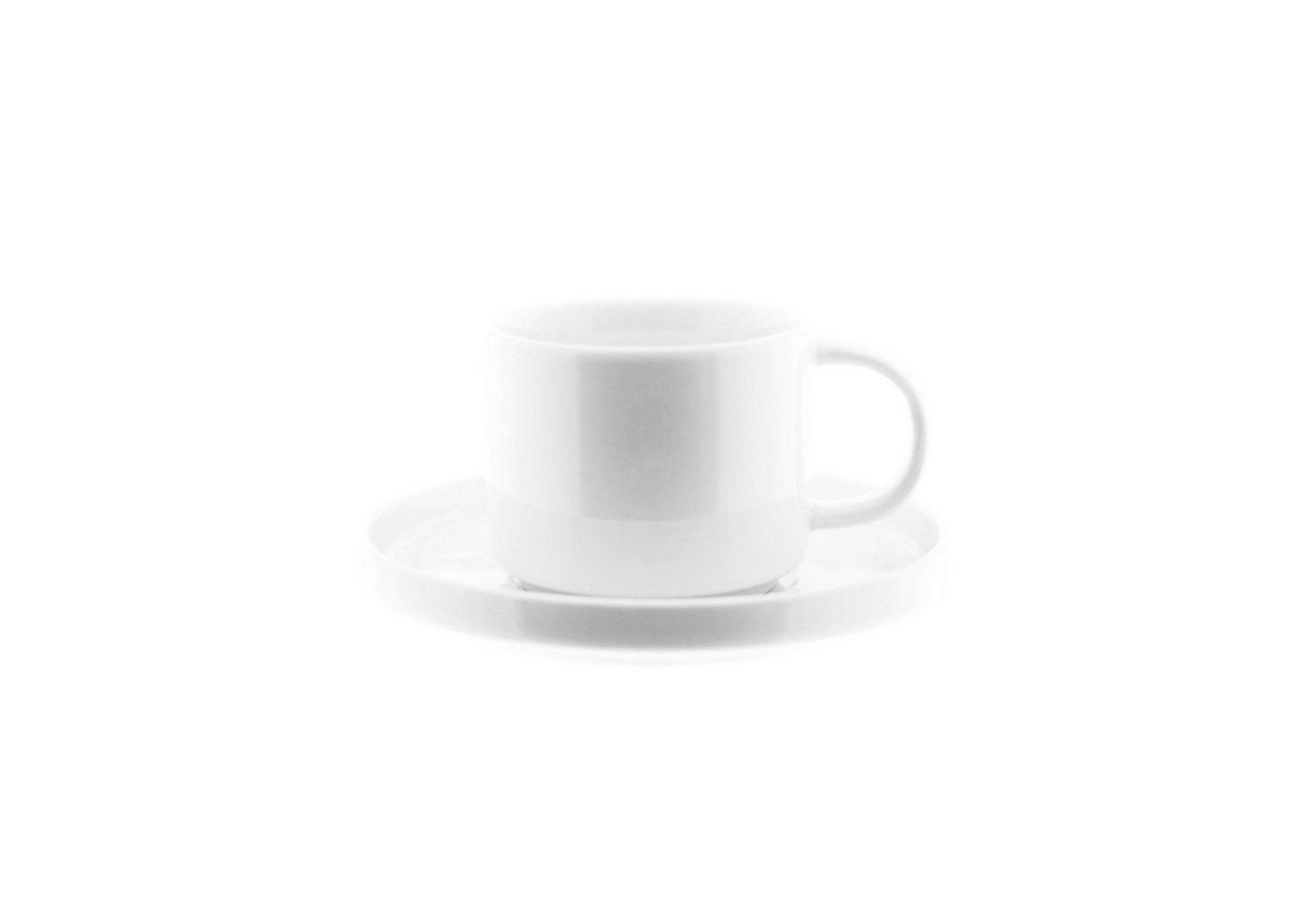 Mulex Espressotasse 12 Tlg. Mokkatassen-Set mit Untertasse Porzellan Mokkaservice 100 ml von Mulex