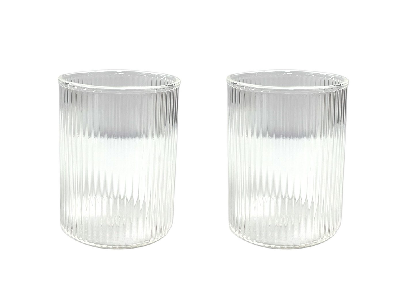 Mulex Gläser-Set Mulex, Glas, Vertikale Streifen 2er-Set Cappuccino Gläser Mulex Gläser-Set Mulex, Glas, Vertikale Streifen 2er-Set Cappuccino Gläser von Mulex