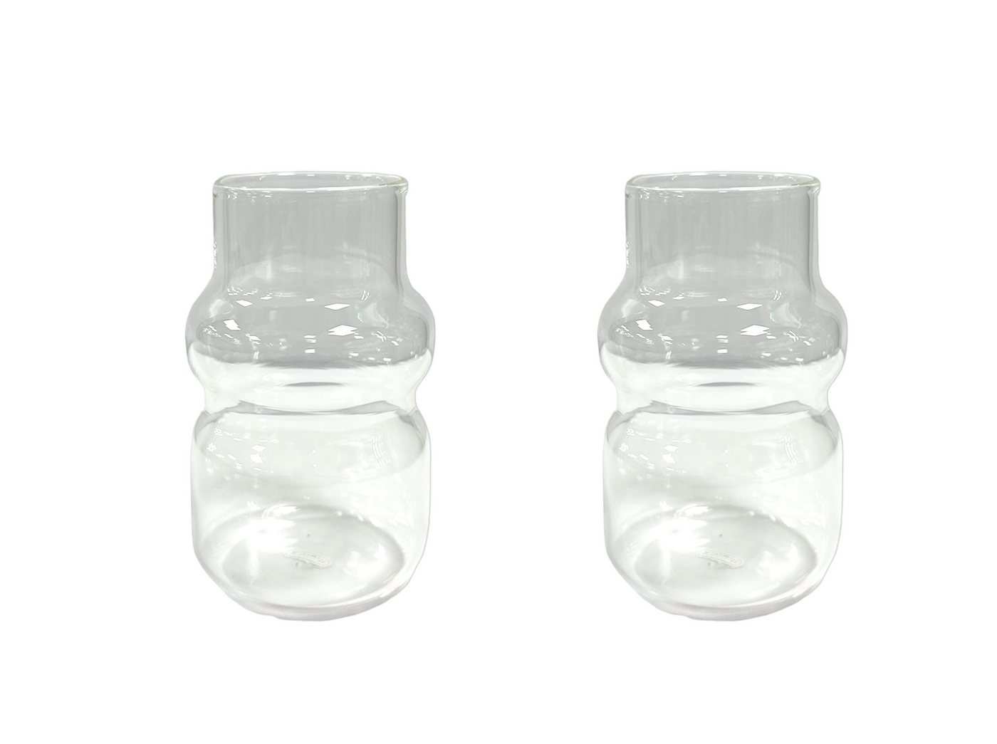 Mulex Gläser-Set Mulex-Bubble, Glas, Bubble 2-teiligen Borosilikatglas, Wasserbecher von Mulex